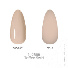 Load image into Gallery viewer, N2566 – Toffee Swirl Gel Polish – 15ml | Long-Lasting, High-Glossy Warm Brown Nail Polish Gel

