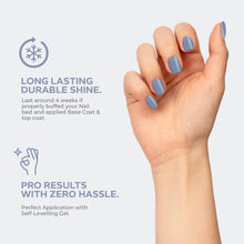 Load image into Gallery viewer, N2577 – Dusty Sky Gel Polish – 15ml | Long-Lasting, High-Glossy Muted Blue Nail Polish Gel

