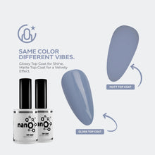 Load image into Gallery viewer, N2577 – Dusty Sky Gel Polish – 15ml | Long-Lasting, High-Glossy Muted Blue Nail Polish Gel

