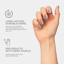 Load image into Gallery viewer, N2581 – Iron Illusion Gel Polish – 15ml | Long-Lasting, High-Glossy Metallic Grey Nail Polish Gel

