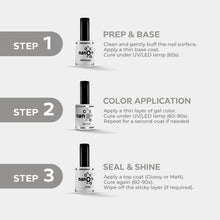 Load image into Gallery viewer, N2581 – Iron Illusion Gel Polish – 15ml | Long-Lasting, High-Glossy Metallic Grey Nail Polish Gel
