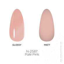 Load image into Gallery viewer, N2587 – Pale Pink Gel Polish – 15ml | Long-Lasting, High-Glossy Light Pink Nail Polish Gel
