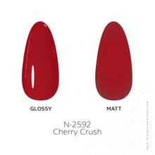 Load image into Gallery viewer, N2592 – Cherry Crush Gel Polish – 15ml | Long-Lasting, High-Glossy Cherry Red Nail Polish Gel
