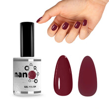 Load image into Gallery viewer, N2596 – Dark Plum Gel Polish – 15ml | Long-Lasting, High-Glossy Deep Pink Purple Nail Polish Gel
