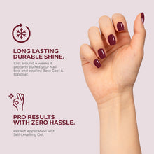 Load image into Gallery viewer, N2596 – Dark Plum Gel Polish – 15ml | Long-Lasting, High-Glossy Deep Pink Purple Nail Polish Gel

