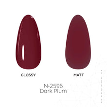 Load image into Gallery viewer, N2596 – Dark Plum Gel Polish – 15ml | Long-Lasting, High-Glossy Deep Pink Purple Nail Polish Gel
