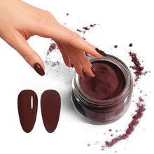 Load image into Gallery viewer, D 2598 Deep Earth Brown Nail Dipping Powder – 28gm | Rich Chocolate Brown Dip Powder Nails | Nail Dipping System