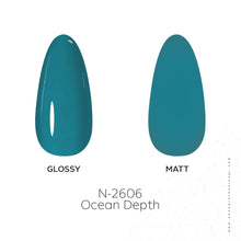 تحميل الصورة إلى عارض المعرض، طلاء جل N-2606-Ocean Depth 15 مل
