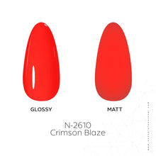 تحميل الصورة إلى عارض المعرض، طلاء جل N-2610-Crimson Blaze 15 مل
