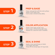 Load image into Gallery viewer, N2611 – Tangerine Burst Gel Polish – 15ml | Long-Lasting, High-Glossy Orange Nail Polish Gel
