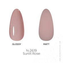 Load image into Gallery viewer, N2619 – Sunlit Rose Gel Polish – 15ml | Long-Lasting, High-Glossy Pink Nail Polish Gel

