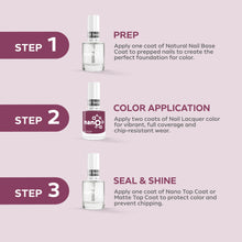 Load image into Gallery viewer, L 2620 – Plum Indulgence Nail Polish – 15ml | High Gloss, Gel Like Finish Purple Nail Polish | Rich Deep Plum Nail Lacquer
