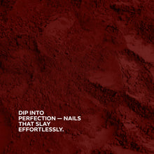 Load image into Gallery viewer, D 2631 Wine Tasting Nail Dipping Powder – 28gm | Deep Burgundy Dip Powder Nails | Nail Dipping System
