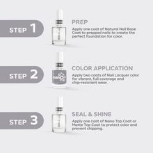 Load image into Gallery viewer, L 2634 – Soft Pewter Nail Polish – 15ml | High Gloss, Gel Like Finish Metallic Gray Nail Polish | Elegant Silver-Gray Nail Lacquer