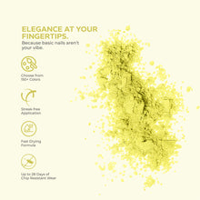 تحميل الصورة إلى عارض المعرض، بودرة غمس الأظافر باللون الأصفر اللامع D 2637، 30 جم 
