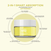 تحميل الصورة إلى عارض المعرض، بودرة غمس الأظافر باللون الأصفر اللامع D 2637، 30 جم 
