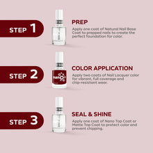 Load image into Gallery viewer, L 2644 – Maroon Vine Nail Polish – 15ml | High Gloss, Gel Like Finish Wine Red Nail Polish | Deep Maroon Red Nail Lacquer
