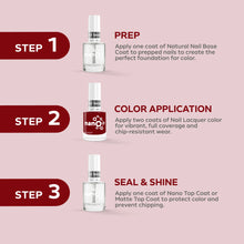 Load image into Gallery viewer, L 2649 – Fire Engine Red Nail Polish – 15ml | High Gloss, Gel Like Finish Red Nail Polish | Bold Classic Red Nail Lacquer
