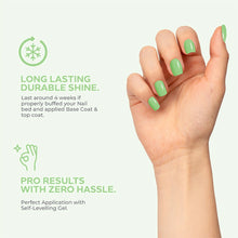 Load image into Gallery viewer, N2656 – Mint Green Gel Polish – 15 ml | Long-Lasting, High-Gloss Fresh Mint Green Nail Polish Gel
