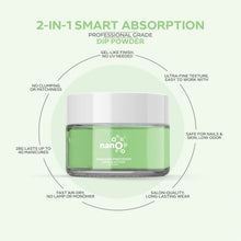 تحميل الصورة إلى عارض المعرض، بودرة غمس الأظافر باللون الأخضر النعناعي D 2656 30 جرام 
