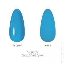 تحميل الصورة إلى عارض المعرض، طلاء جل N-2659-Sapphire Sky 15 مل
