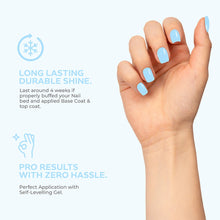 Load image into Gallery viewer, N2660 – Serene Sky Gel Polish – 15 ml | Long-Lasting, High-Gloss Bright Bubblegum-Blue Nail Polish Gel
