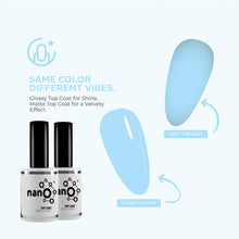 Load image into Gallery viewer, N2660 – Serene Sky Gel Polish – 15 ml | Long-Lasting, High-Gloss Bright Bubblegum-Blue Nail Polish Gel
