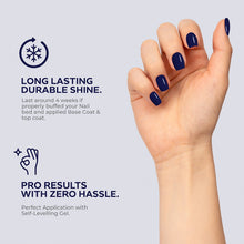Load image into Gallery viewer, N2665 – Deep Night Blue Gel Polish – 15 ml | Long-Lasting, High-Gloss Deep Navy-Blue Nail Polish Gel

