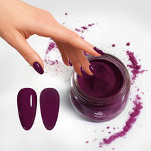 Load image into Gallery viewer, D 2667 Deep Magic Purple Nail Dipping Powder – 28gm | Dark Royal Purple Dip Powder | Nail Dipping System
