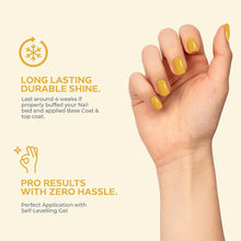 Load image into Gallery viewer, N2698 – Goldenrod Gel Polish – 15 ml | Long-Lasting, High-Gloss Warm Orange-Yellow Nail Polish Gel
