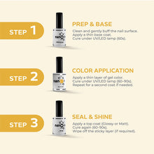 Load image into Gallery viewer, N2698 – Goldenrod Gel Polish – 15 ml | Long-Lasting, High-Gloss Warm Orange-Yellow Nail Polish Gel
