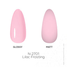 Load image into Gallery viewer, N2701 – Lilac Frosting Gel Polish – 15 ml | Long-Lasting, High-Gloss Light Pink Nail Polish Gel
