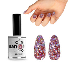 Load image into Gallery viewer, N2703 – Luminous Lotus Gel Polish – 15 ml | Long-Lasting, High-Gloss Iridescent Glitter Nail Polish Gel
