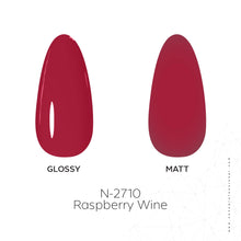 Load image into Gallery viewer, N-2710 – Raspberry Wine Gel Polish – 15ml | Long-Lasting, High-Gloss Vibrant Raspberry Pink Nail Polish Gel
