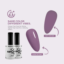 Load image into Gallery viewer, N-2711 – Frosty Lilac Gel Polish – 15ml | Long-Lasting, High-Gloss Deep Moody Purple Nail Polish Gel
