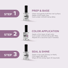 Load image into Gallery viewer, N-2711 – Frosty Lilac Gel Polish – 15ml | Long-Lasting, High-Gloss Deep Moody Purple Nail Polish Gel
