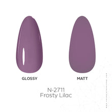 Load image into Gallery viewer, N-2711 – Frosty Lilac Gel Polish – 15ml | Long-Lasting, High-Gloss Deep Moody Purple Nail Polish Gel
