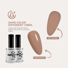 Load image into Gallery viewer, N-2716 – Muted Mocha Gel Polish – 15ml | Long-Lasting, High-Gloss Warm Mocha Brown Nail Polish Gel
