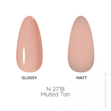 Load image into Gallery viewer, N-2718 – Muted Tan Gel Polish – 15ml | Long-Lasting, High-Gloss Pinkish Beige Nail Polish Gel
