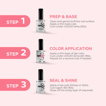 Load image into Gallery viewer, N-2722 – Blushing Rose Gel Polish – 15ml | Long-Lasting, High-Gloss Bright Playful Pink Nail Polish Gel
