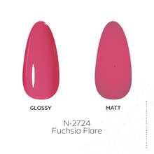 تحميل الصورة إلى عارض المعرض، طلاء جل Fuchsia Flare N-2724 - 15 مل
