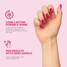 Load image into Gallery viewer, N2725 – Berry Bliss Gel Polish – 15ml | Long-Lasting, High-Gloss Regal Pink-Purple Nail Polish Gel
