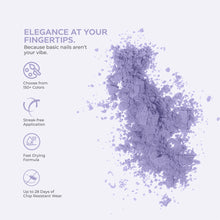 تحميل الصورة إلى عارض المعرض، بودرة غمس الأظافر باللون الأزرق اللافندر D 2731، 30 جم 
