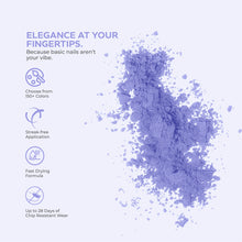 Load image into Gallery viewer, D 2734 Periwinkle Blue Nail Dipping Powder – 28gm | Soft Cool Blue Dip Powder | Nail Dipping System
