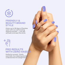 Load image into Gallery viewer, D 2734 Periwinkle Blue Nail Dipping Powder – 28gm | Soft Cool Blue Dip Powder | Nail Dipping System
