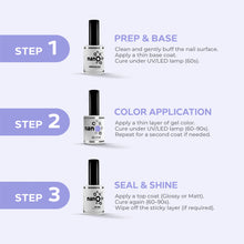 Load image into Gallery viewer, N2734 – Periwinkle Blue Gel Polish – 15ml | Long-Lasting, High-Gloss Soft Periwinkle Blue Nail Polish Gel

