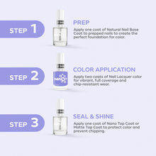 Load image into Gallery viewer, L 2734 – Periwinkle Blue Nail Polish – 15 ml | High Gloss, Gel Like Finish Periwinkle Blue Nail Polish | Pastel Blue Nail Lacquer
