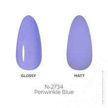 Load image into Gallery viewer, N2734 – Periwinkle Blue Gel Polish – 15ml | Long-Lasting, High-Gloss Soft Periwinkle Blue Nail Polish Gel
