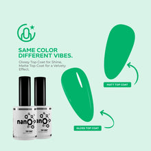 تحميل الصورة إلى عارض المعرض، طلاء جل لامع من ماركة N-2737-Mint Sparkle بحجم 15 مل
