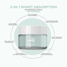 تحميل الصورة إلى عارض المعرض، بودرة غمس الأظافر باللون أكوا الباهت D 2739، 30 جم 